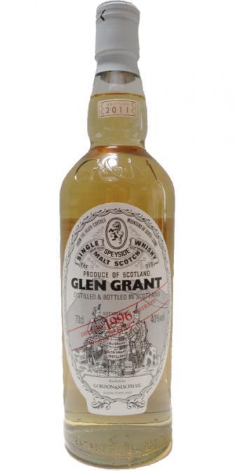 Glen Grant 1996 GM Licensed Bottling