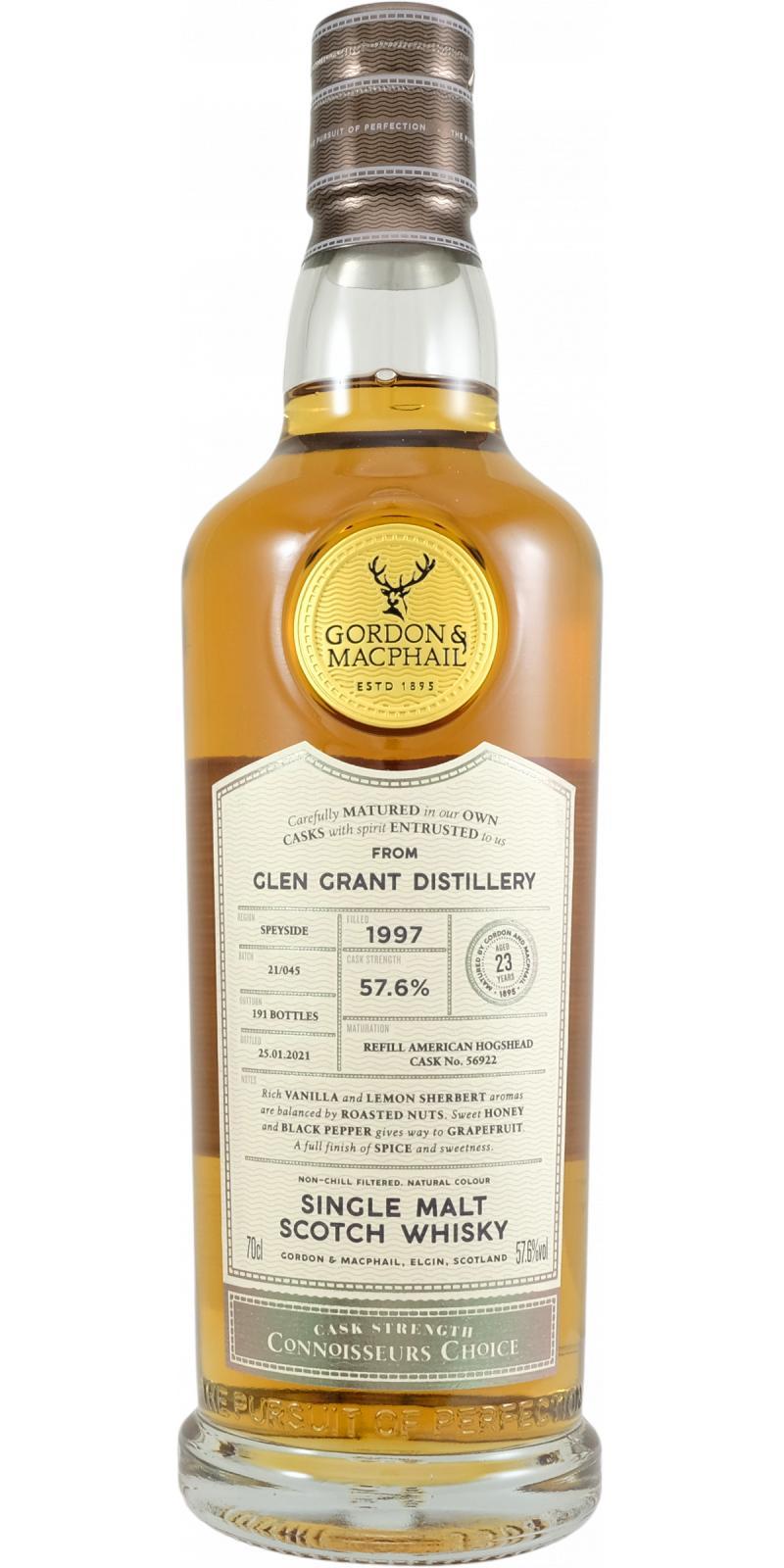 Glen Grant 1997 GM Connoisseurs Choice - Cask Strength