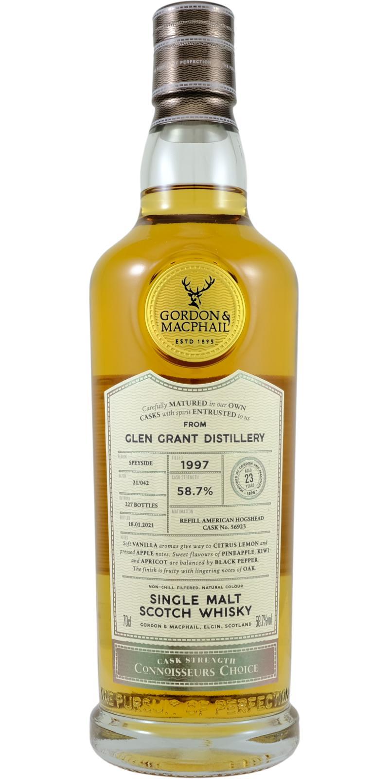 Glen Grant 1997 GM Connoisseurs Choice - Cask Strength