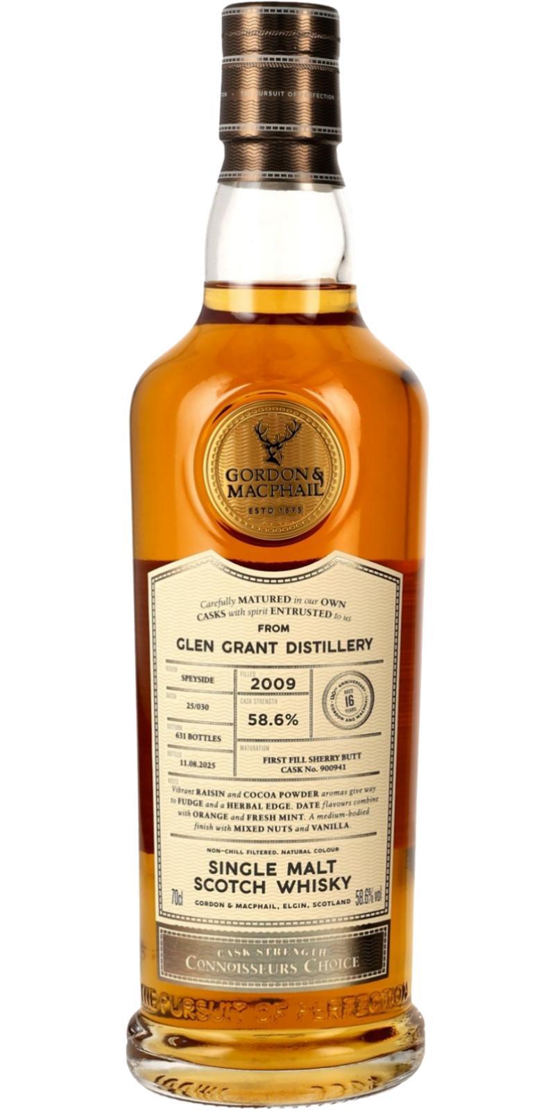 Glen Grant 2009 GM Connoisseurs Choice
