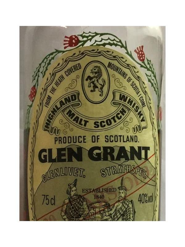 Glen Grant 30-year-old GM Stenciled Flowers - 26 ²/³ FL.OZS 70° PROOF