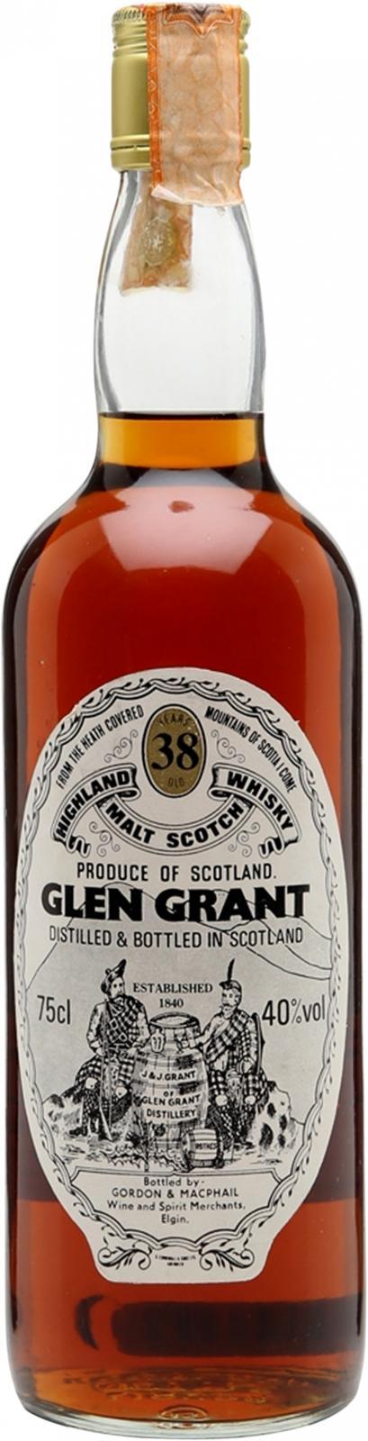 Glen Grant 38-year-old GM Licensed Bottling