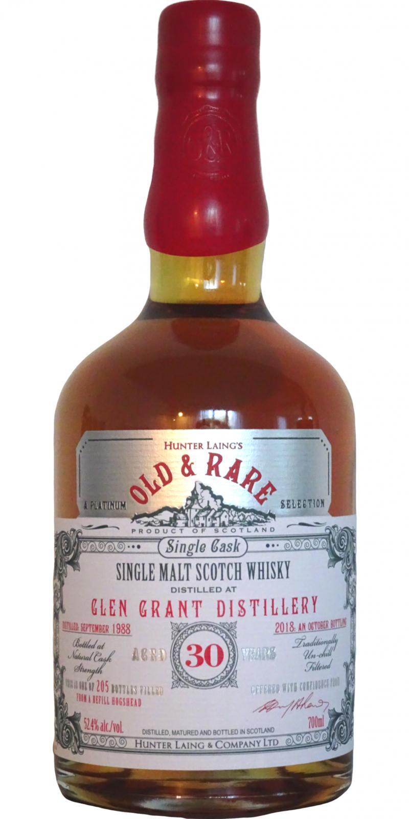 Glen Grant 1988 HL Old & Rare - A Platinum Selection