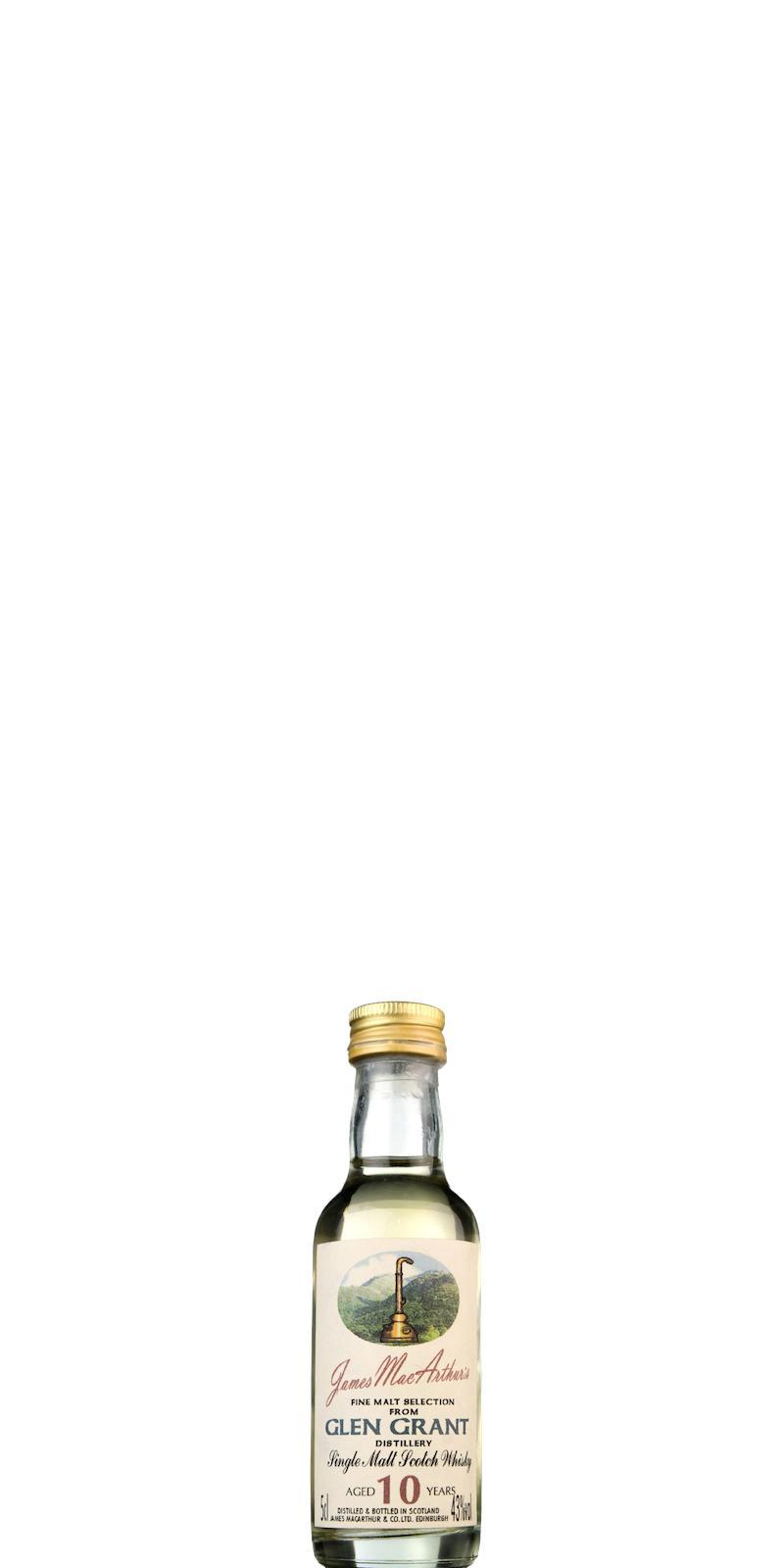 Glen Grant 10-year-old JM Fine Malt Selection - Miniature