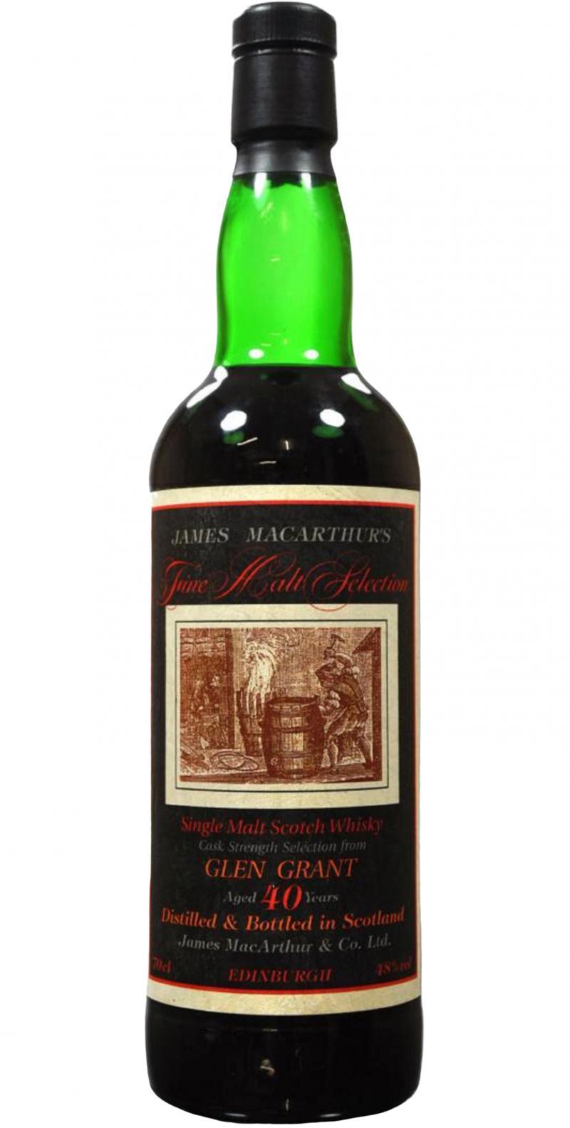 Glen Grant 40-year-old JM Fine Malt Selection