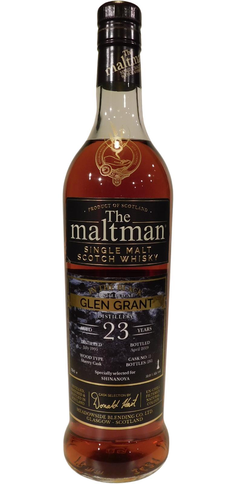 Glen Grant 1995 MBl The Maltman