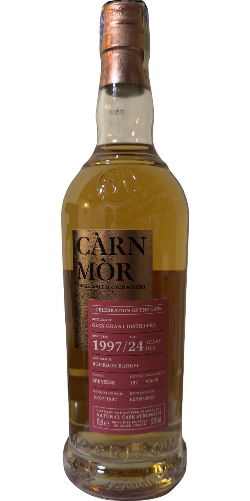 Glen Grant 1997 MSWD Càrn Mòr Celebration of the Cask