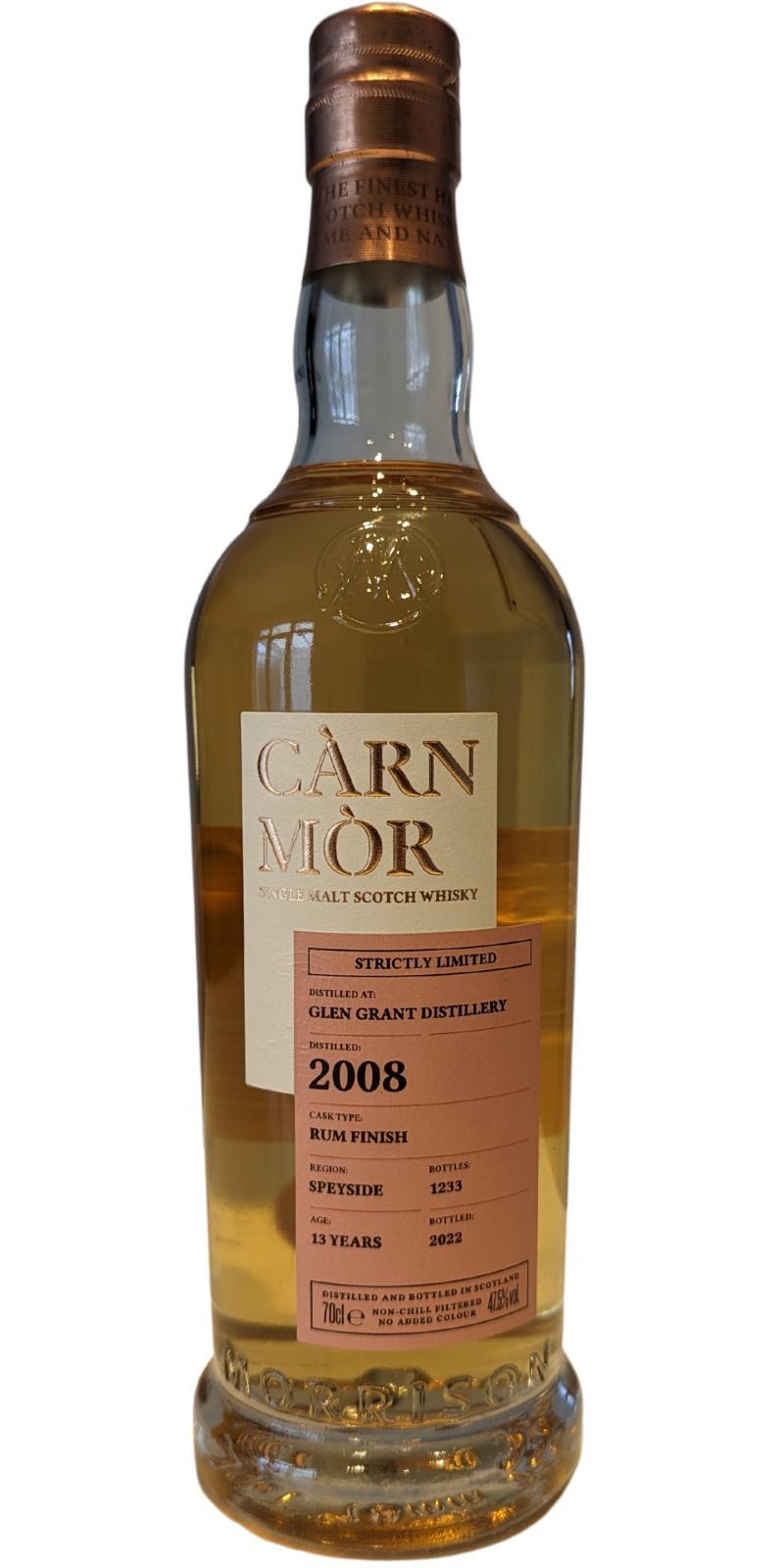Glen Grant 2008 MSWD Càrn Mòr - Strictly Limited
