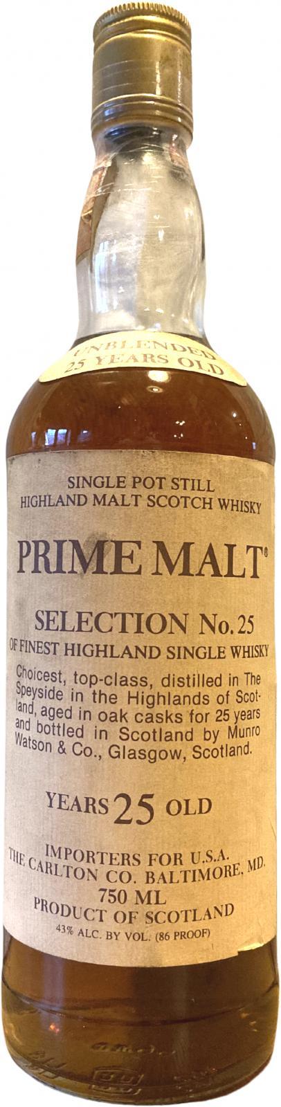 Glen Grant 25-year-old MW&C Prime Malt