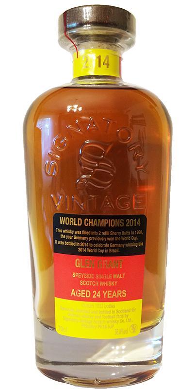 Glen Grant 1990 SV Cask Strength Collection - World Champions 2014