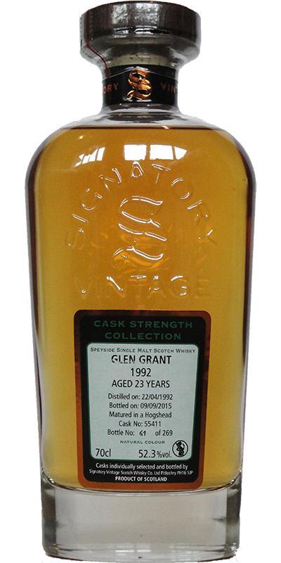 Glen Grant 1992 SV Cask Strength Collection