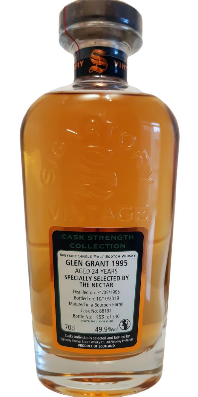Glen Grant 1995 SV Cask Strength Collection