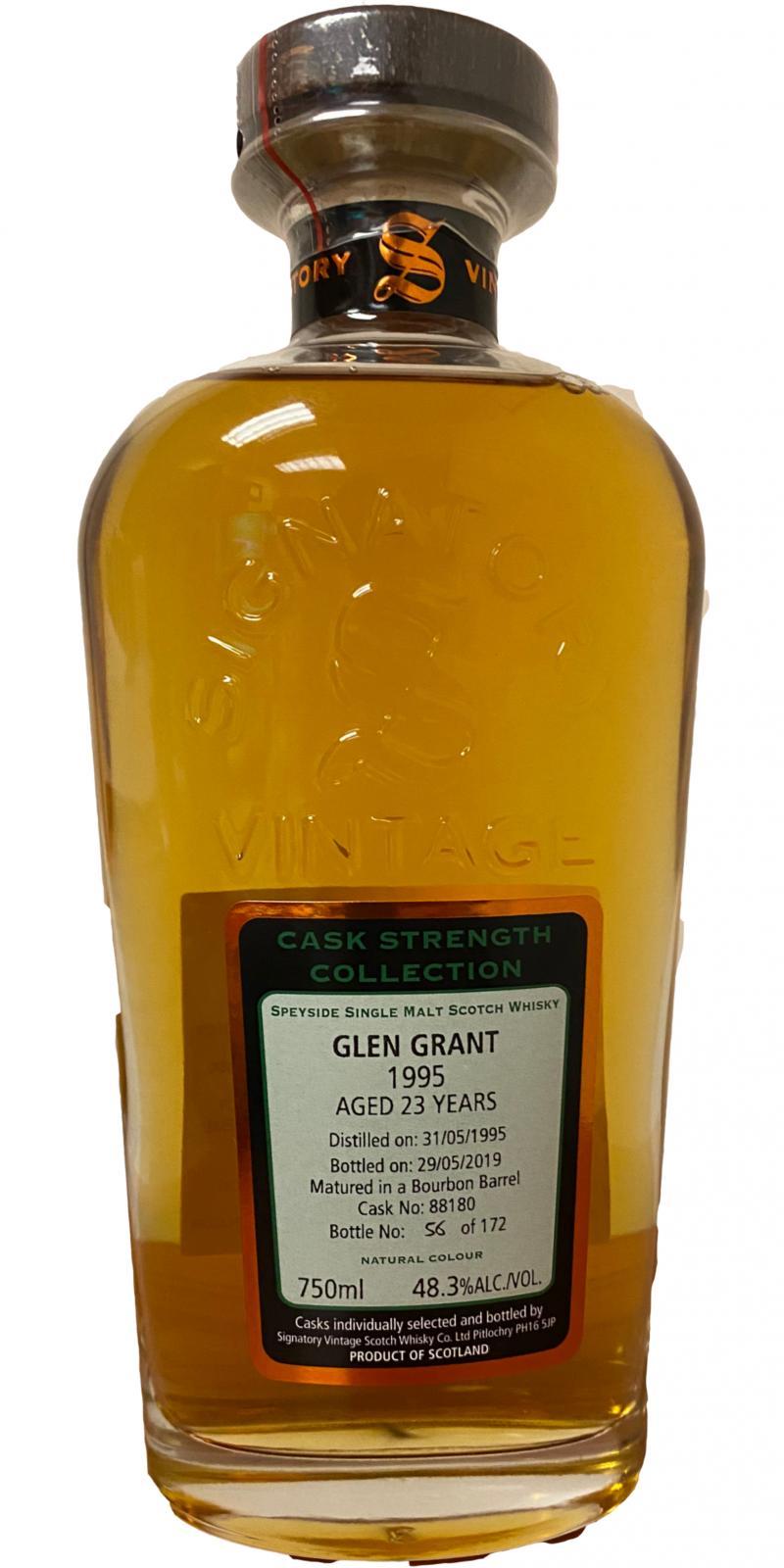 Glen Grant 1995 SV Cask Strength Collection