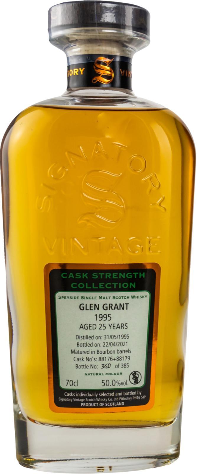 Glen Grant 1995 SV Cask Strength Collection