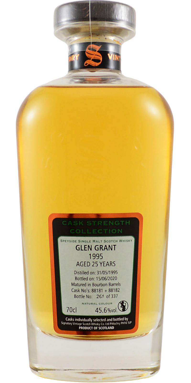 Glen Grant 1995 SV Cask Strength Collection