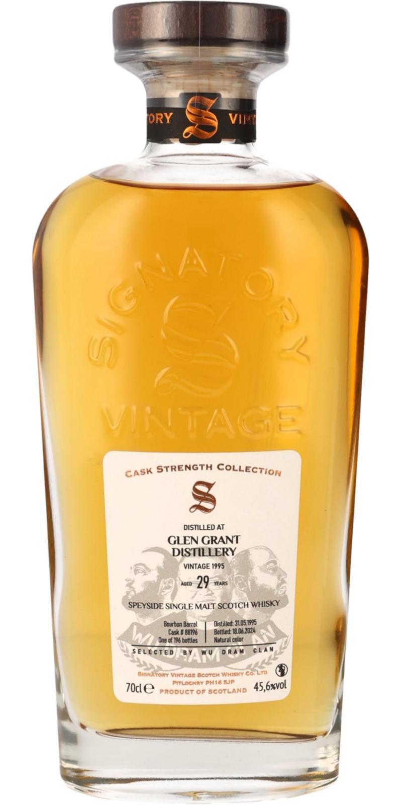 Glen Grant 1995 SV Cask Strength Collection