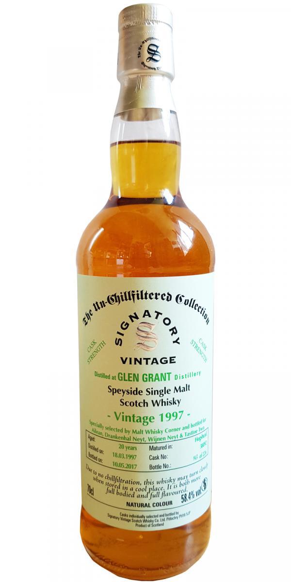 Glen Grant 1997 SV The Un-Chillfiltered Collection - Cask Strength