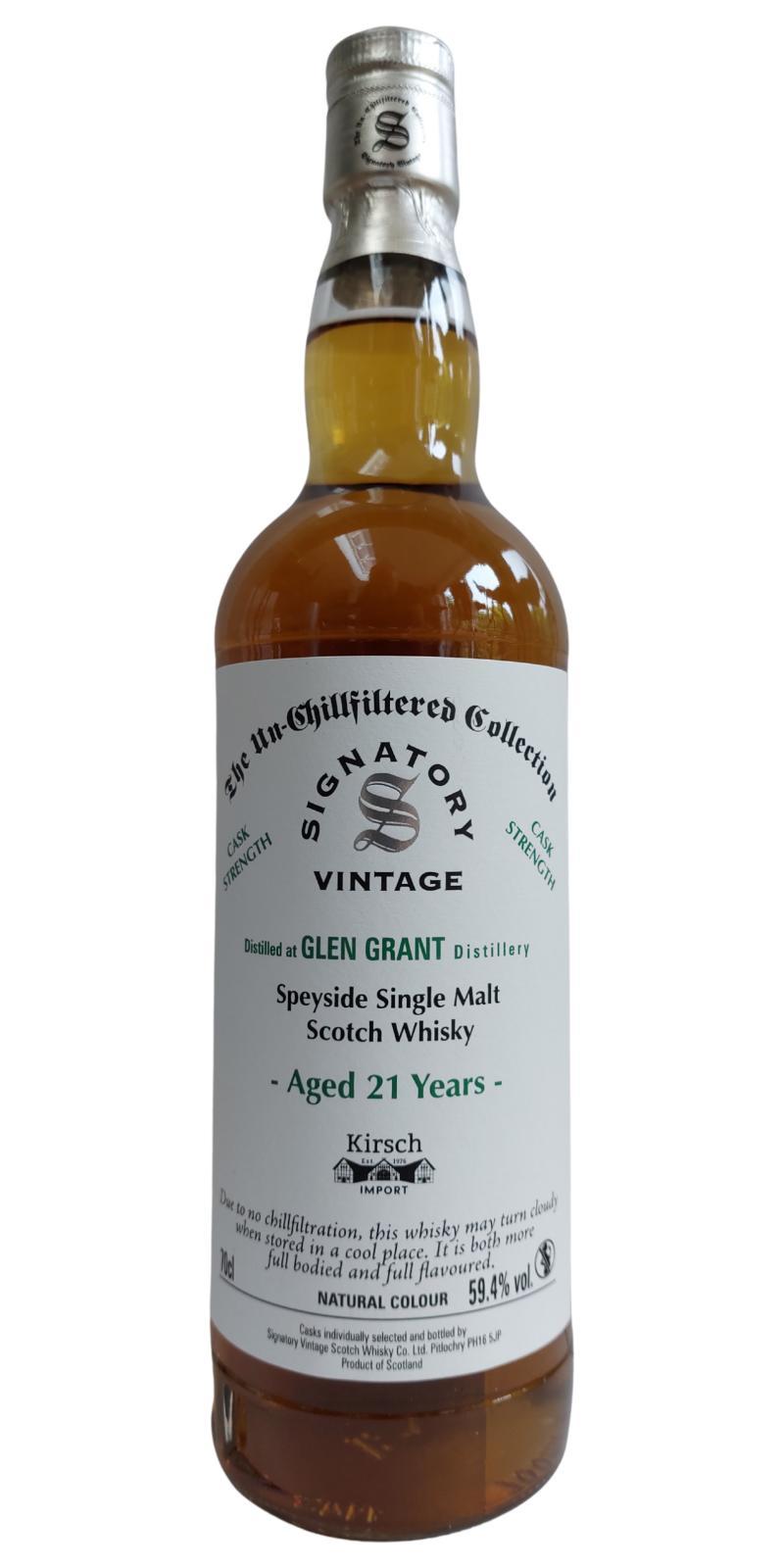 Glen Grant 1997 SV The Un-Chillfiltered Collection