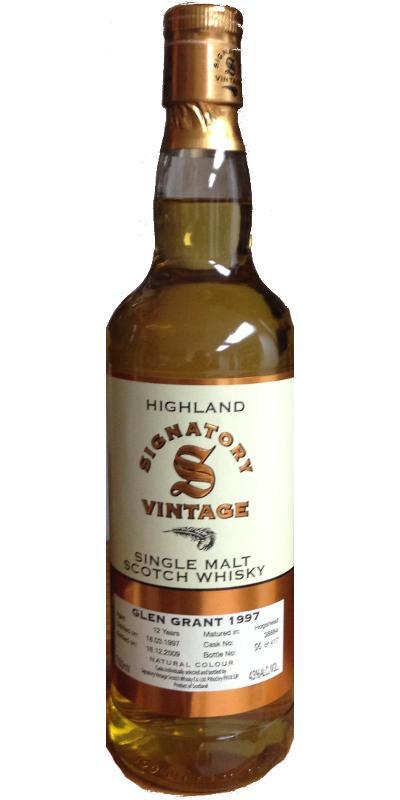 Glen Grant 1997 SV Vintage Collection
