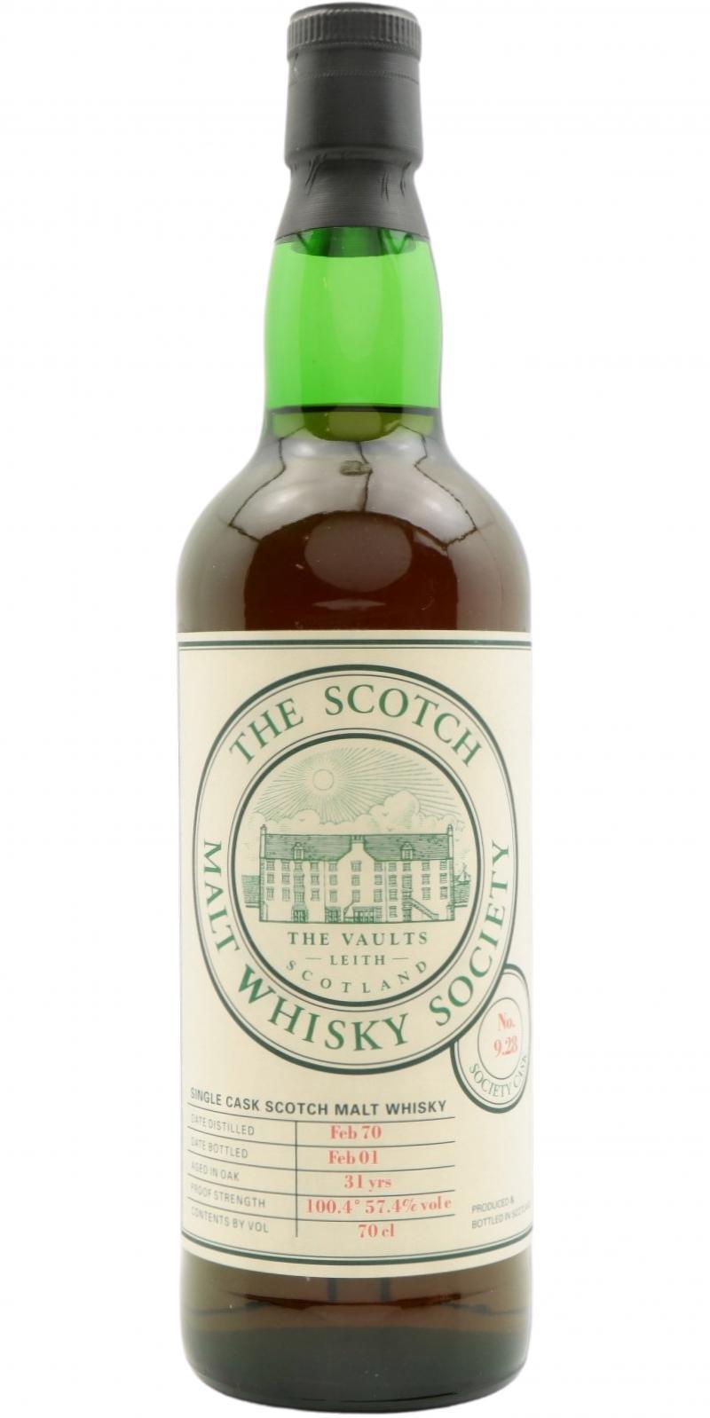 Glen Grant 1970 SMWS 9.28 A smooth operator