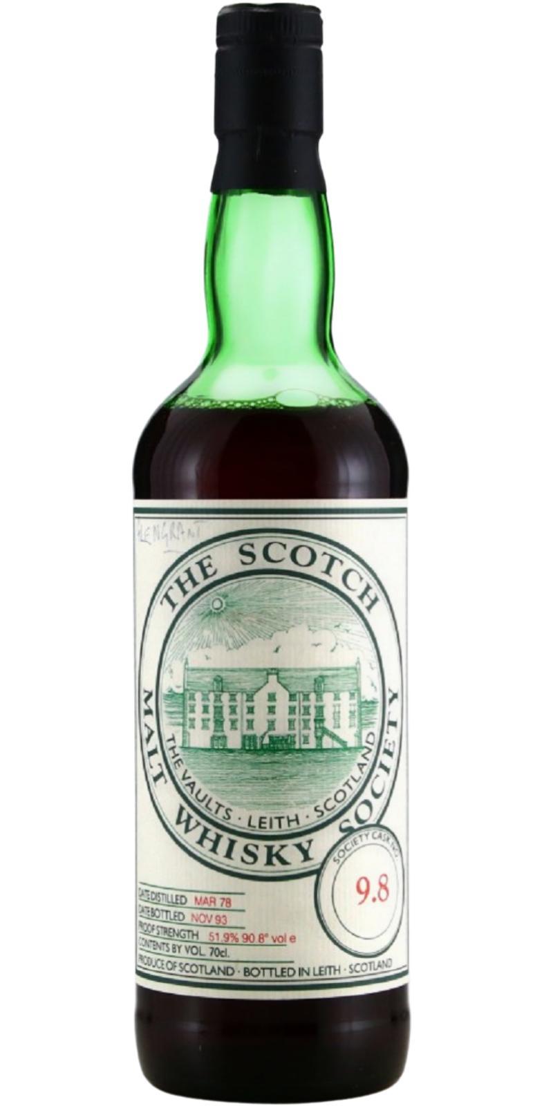 Glen Grant 1978 SMWS 9.8