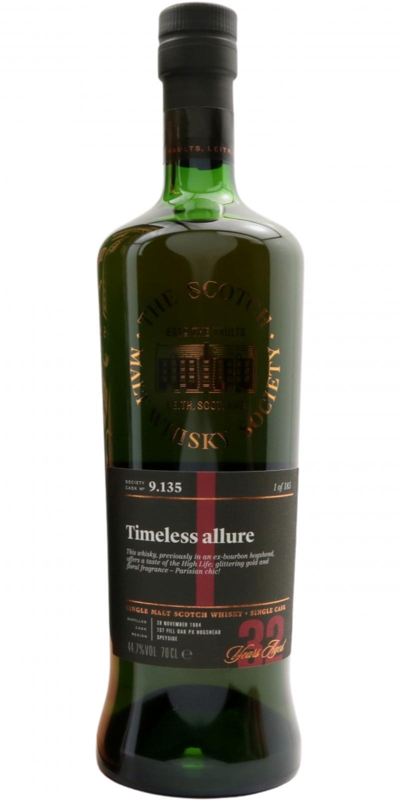 Glen Grant 1984 SMWS 9.135 Timeless allure