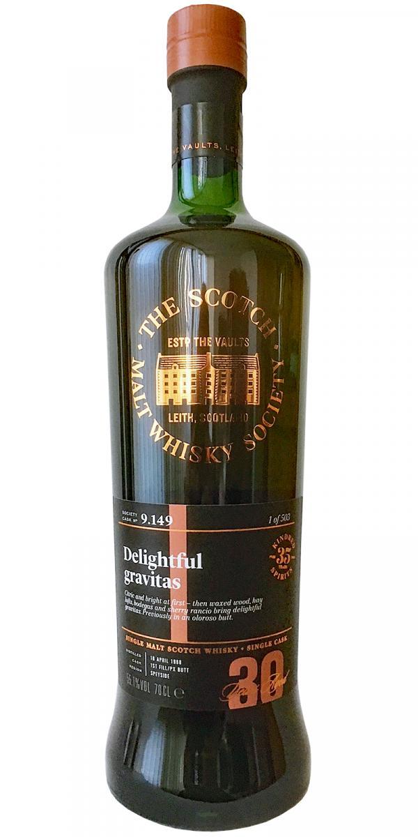 Glen Grant 1988 SMWS 9.149 Delightful gravitas