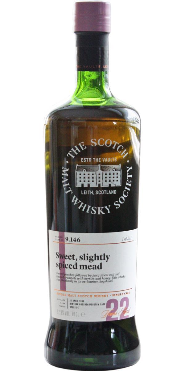 Glen Grant 1995 SMWS 9.146 Sweet, slightly spiced mead