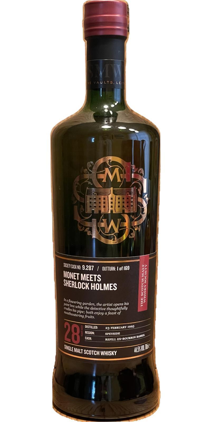 Glen Grant 1995 SMWS 9.287 Monet meets Sherlock Holmes