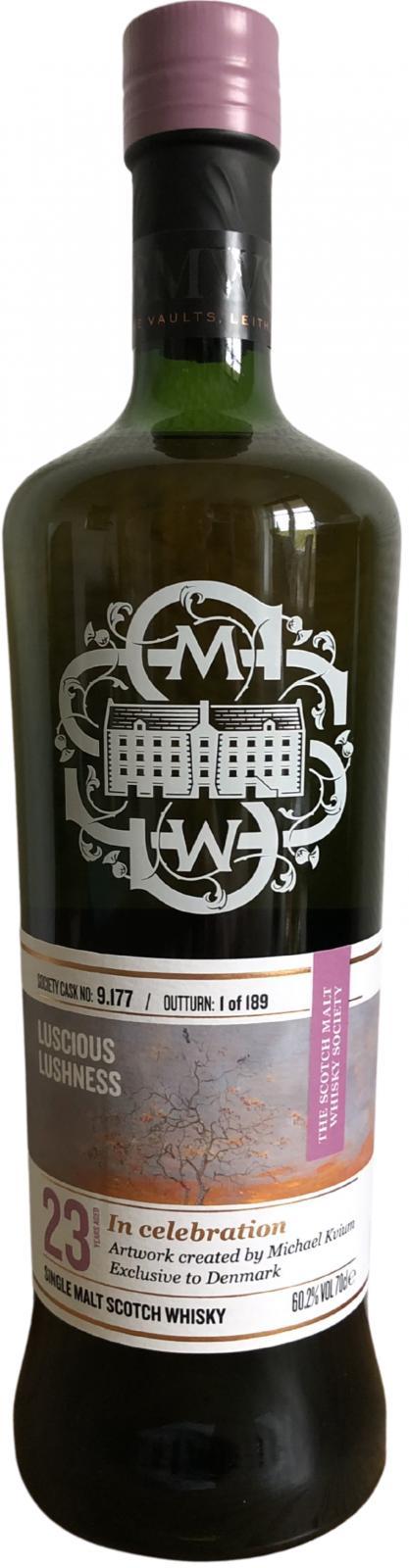 Glen Grant 1996 SMWS 9.177 Luscious lushness