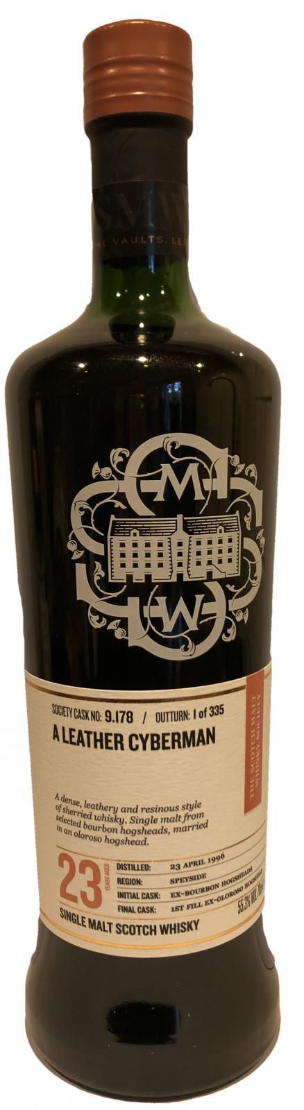 Glen Grant 1996 SMWS 9.178 A leather cyberman