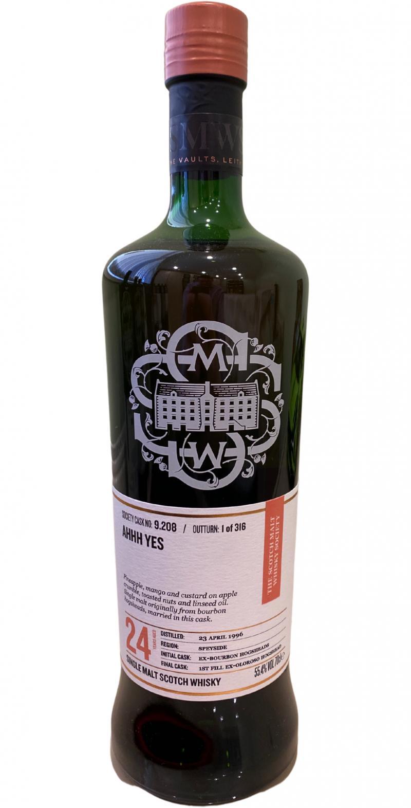 Glen Grant 1996 SMWS 9.208 Ahhh yes