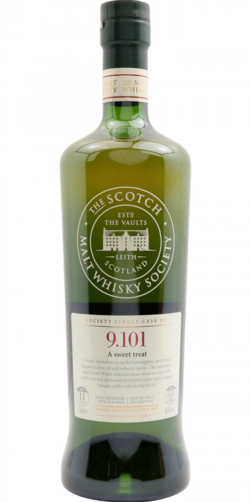 Glen Grant 2003 SMWS 9.101 A sweet treat