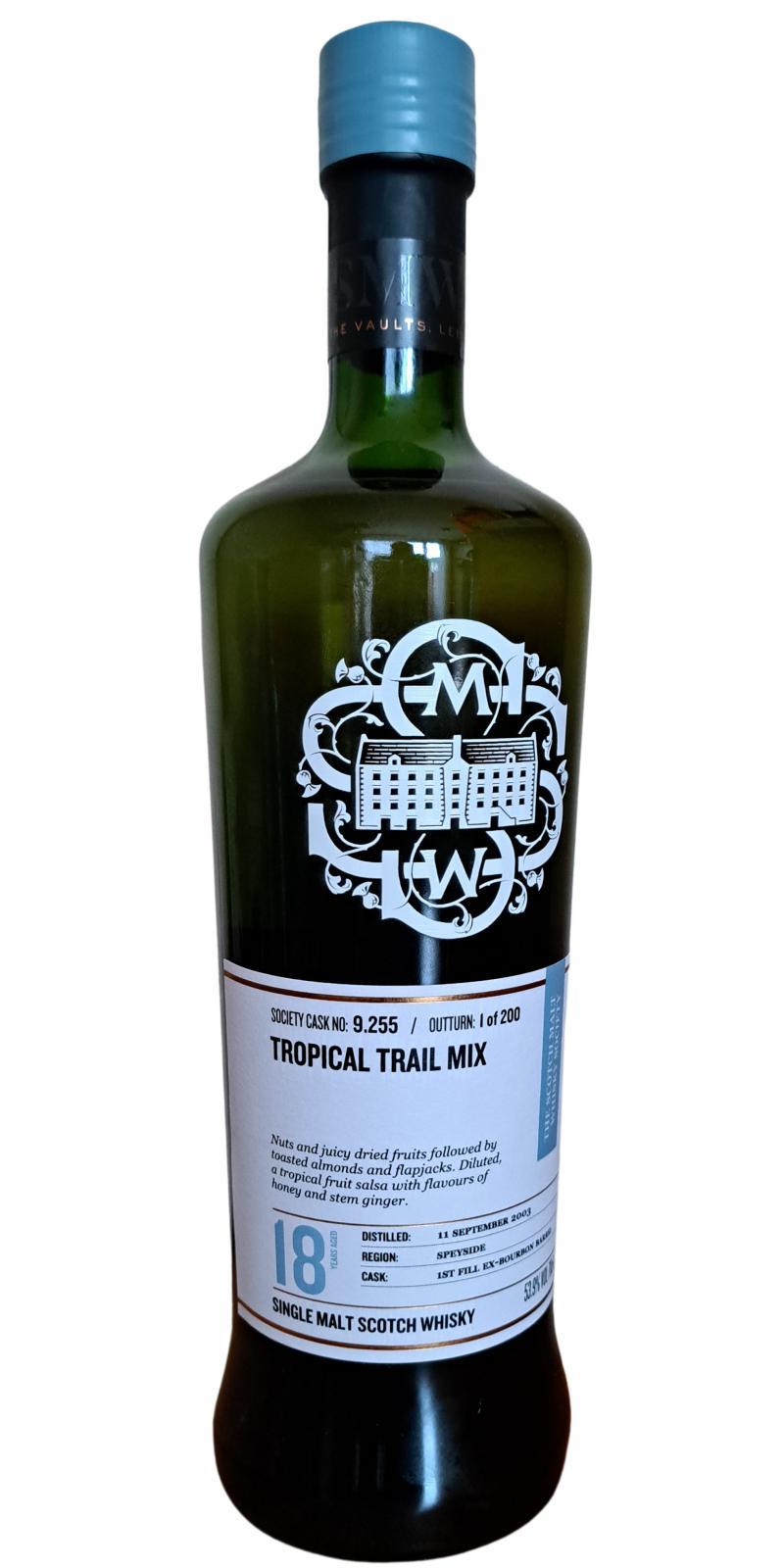 Glen Grant 2003 SMWS 9.255 Tropical trail mix