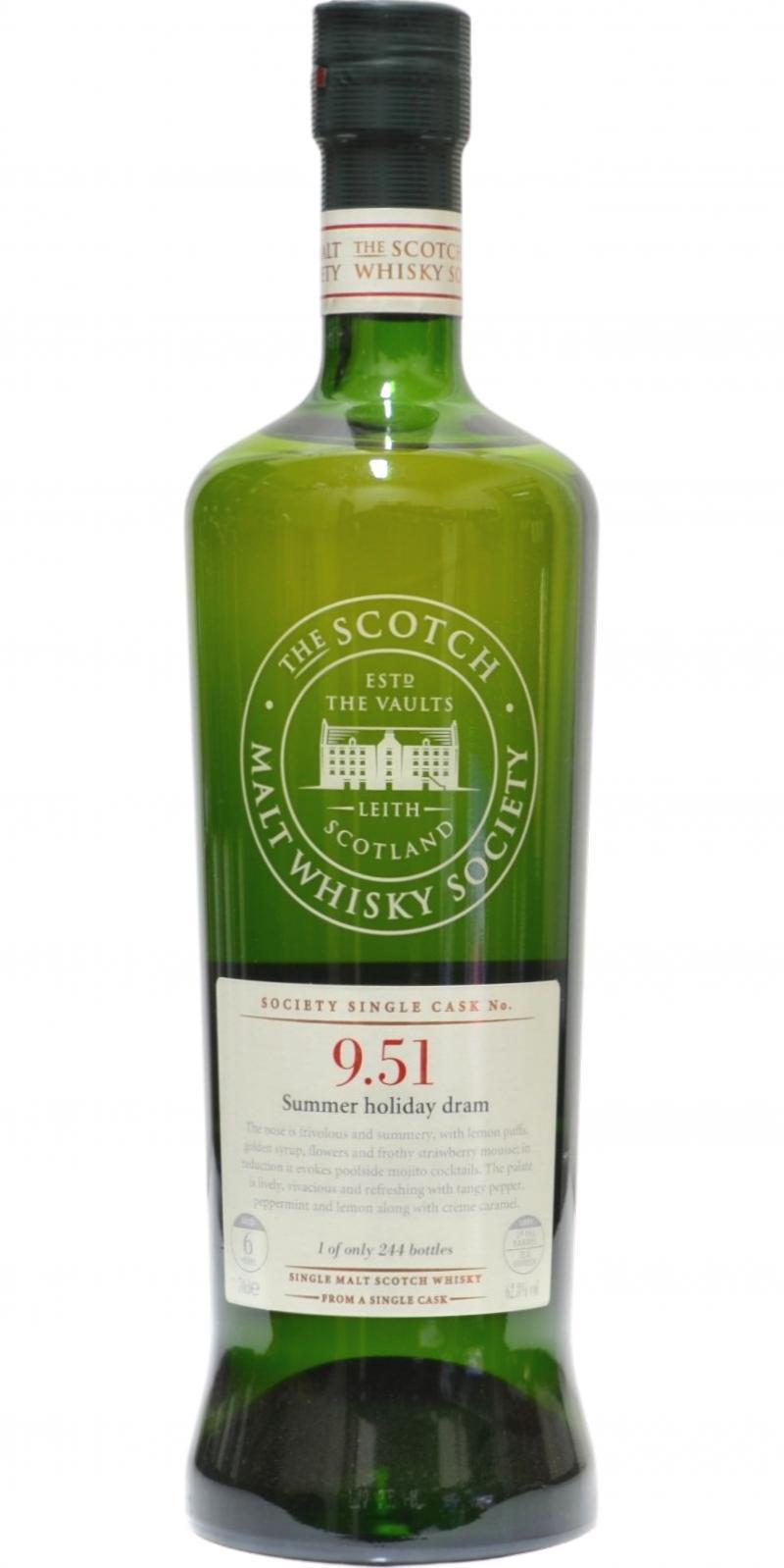 Glen Grant 2003 SMWS 9.51 Summer holiday dram