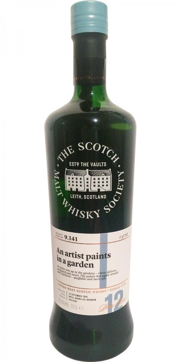 Glen Grant 2005 SMWS 9.141 An artist paints in a garden