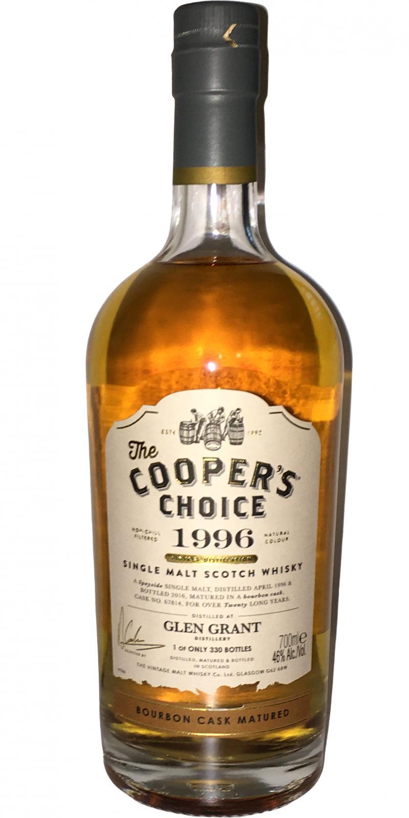 Glen Grant 1996 VM The Cooper's Choice
