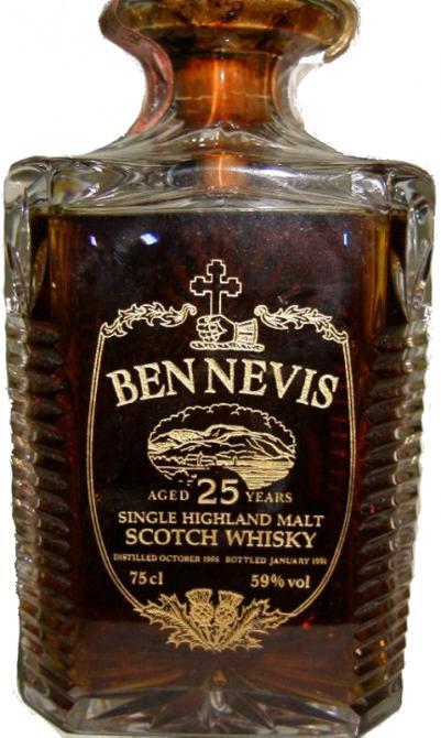 Ben Nevis 1966 Crystal Decanter