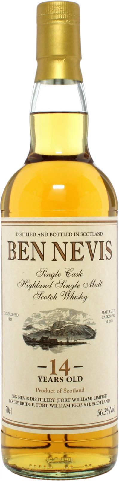 Ben Nevis 2003 Single Cask