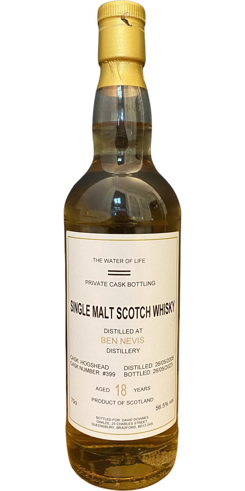 Ben Nevis 2005 Private Cask Bottling