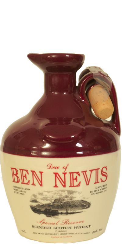 Dew of Ben Nevis Special Reserve Ceramic Jug