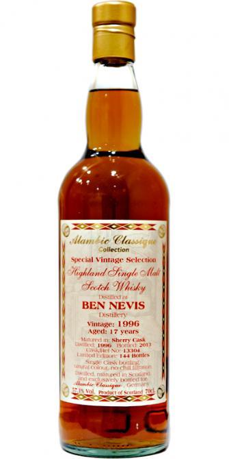 Ben Nevis 1996 AC Special Vintage Selection