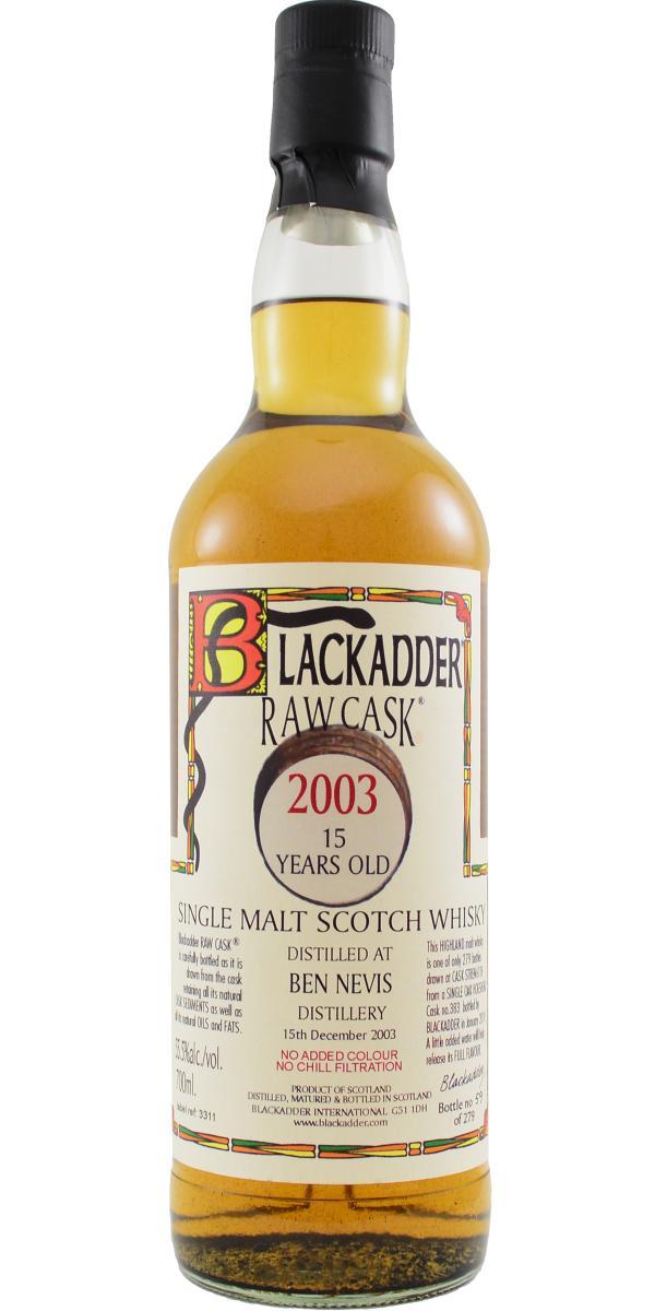 Ben Nevis 2003 BA Raw Cask