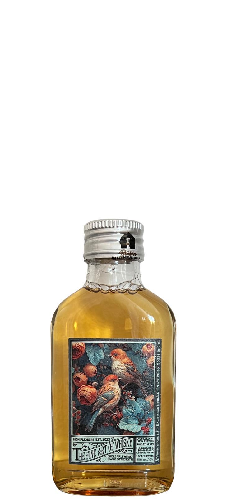 Ben Nevis 25-year-old BW The Fine Art of Whisky