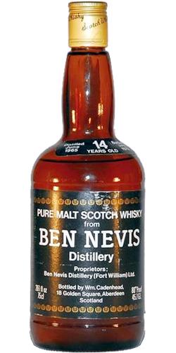 Ben Nevis 1965 CA Dumpy Bottle