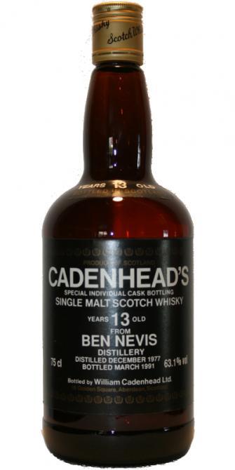 Ben Nevis 1977 CA Dumpy Bottle