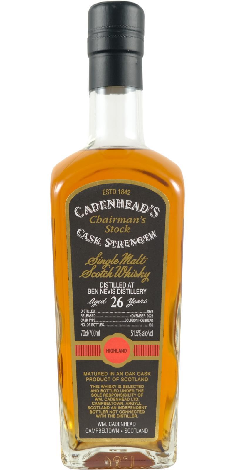 Ben Nevis 1999 CA Chairman's Stock