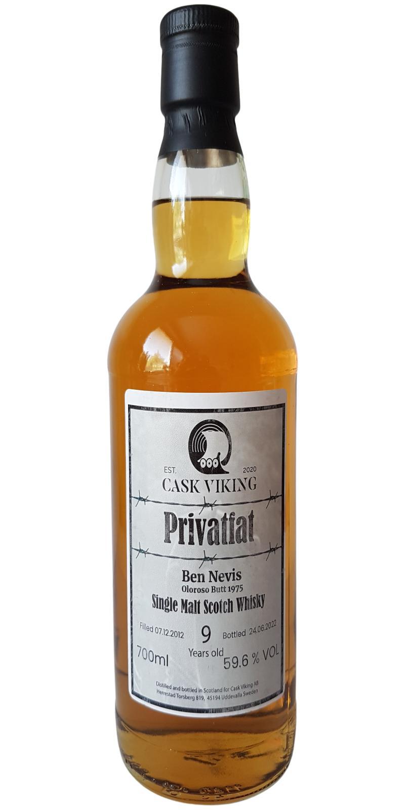 Ben Nevis 2012 CV Privatfat