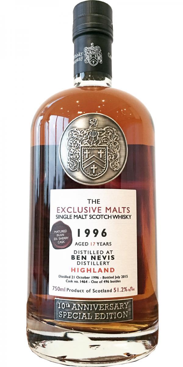 Ben Nevis 1996 CWC The Exclusive Malts