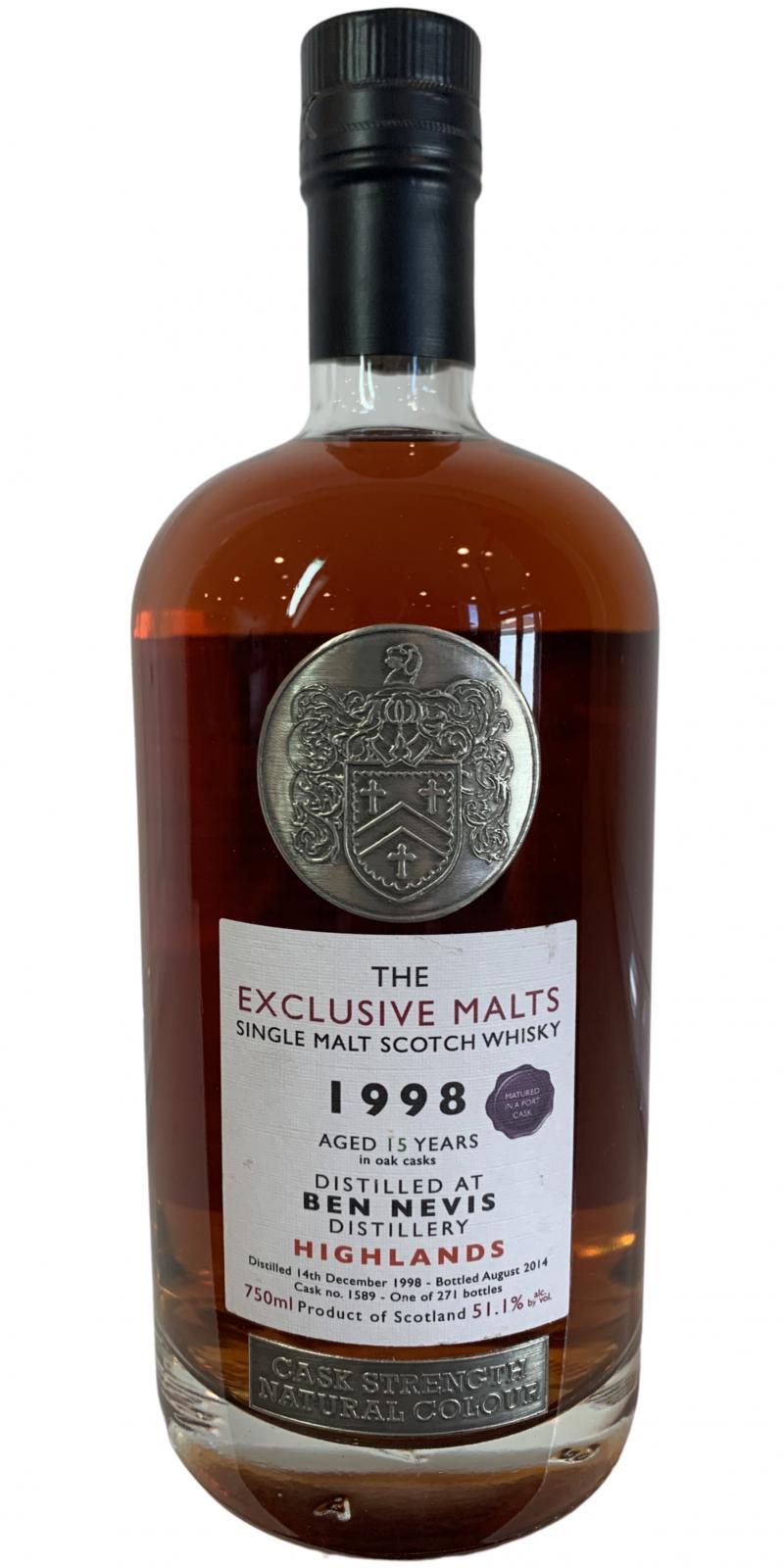 Ben Nevis 1998 CWC The Exclusive Malts